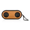 Dubbele speaker X - bamboe - bluetooth - 1500 mAh