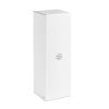 Batumi Glass drinkfles 400ml - glas - bamboe dop - compartiment voor thee