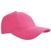 Brushed promo cap - katoen - 5 panelen - klittenbandsluiting