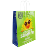 Papieren tas 140 g/m² - A3 - gelamineerd - all over bedrukt - gedraaid koord