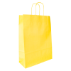 Budget papieren tas 100 g/m² - A3 - diverse kleuren - gedraaid koord