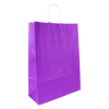 Budget papieren tas 100 g/m² - A3 - diverse kleuren - gedraaid koord
