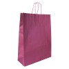 Budget papieren tas 100 g/m² - A3 - diverse kleuren - gedraaid koord