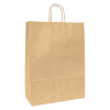 Budget papieren tas 100 g/m² - A3 - diverse kleuren - gedraaid koord