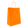 Budget papieren tas 100 g/m² - A4 - diverse kleuren - gedraaid koord