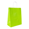 Budget papieren tas 100 g/m² - A4 - diverse kleuren - gedraaid koord