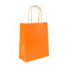 Budget papieren tas 100 g/m² - A5 - diverse kleuren - gedraaid koord