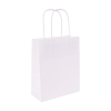 Budget papieren tas 100 g/m² - A5 - diverse kleuren - gedraaid koord