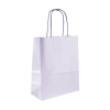 Budget papieren tas 100 g/m² - A5 - diverse kleuren - gedraaid koord
