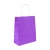 Budget papieren tas 100 g/m² - A5 - diverse kleuren - gedraaid koord