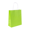 Budget papieren tas 100 g/m² - A5 - diverse kleuren - gedraaid koord