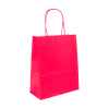 Budget papieren tas 100 g/m² - A5 - diverse kleuren - gedraaid koord