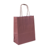 Budget papieren tas 100 g/m² - A5 - diverse kleuren - gedraaid koord