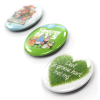 Button met speld 56 mm