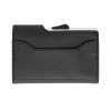 C-Secure aluminium RFID kaarthouder portemonnee - PU - 9.5x6.8x1.6cm