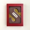 Chocoladeletter - 200 gram - met marsepein - A t/m Z