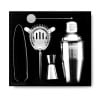 Cocktailset - RVS - 5 delig - in geschenkverpakking