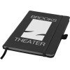 Color edge notitieboek - A5 - PU - 40 vellen - gekleurde paginaranden, lint, elastieksluiting en penlus - hardcover