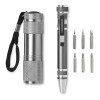 Combitool zaklamp - aluminium - schroevendraaiers - LED - penvormig
