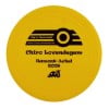 Frisbee - kunststof - Ø 21 cm - met ringen