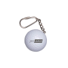 Golfbal sleutelhanger - kunststof - diameter 4.2 cm