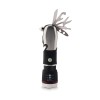 Hamlight multitool - aluminium - zaklamp - LED - 9 delen