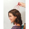 Hoofdhuid massage spin - metaal - rubber pootjes