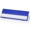 Naambadge - 2.5 x 7 cm - aluminium - veiligheids haakclip