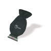 IJskrabber met handschoen - plastic/polyester