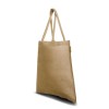 Beurstas 42 x 38 cm - jute/katoen - lange gewatteerde katoen hengsels