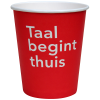 Cappucino koffiebeker 230ml - karton - keuze in deksel