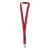 Keycord - polyester - 20 mm - veiligheidssluiting - karabijnhaak - afneembare gesp