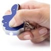 Duimpje sleutelhanger - ABS - met stylus - met ledlampje