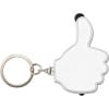 Duimpje sleutelhanger - ABS - met stylus - met ledlampje