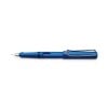LAMY Safari vulpen - kunststof en metaal - blauwe inkt - metalen clip - geschenkverpakking