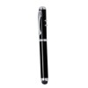 Laserpen - metaal - laser- en lichtfuncties - met stylus - blauwe inkt