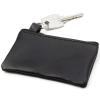 Sleutel etui - leder - met metalen ring en ritssluiting
