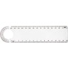 Ashlyn liniaal - kunststof - 15 cm - loep - gradenboog