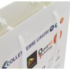 Papieren tas 170 g/m² - A4 - wit - all over bedrukt - katoenen koord