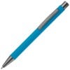 New York balpen - metaal - blauwe inkt - rubberised soft touch afwerking