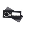 Vrachtwagen sleutelhanger - metaal - 10.5 cm - geschenkverpakking