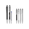 Modena stylus balpen - metaal - blauwe inkt - draaimechanisme