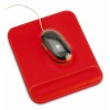 Gong Muispad - PU - 22.5x18.5cm - gewatteerde polssteun - anti-slip