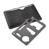 Wicax Multitool - RVS - 11 functies - in PU-leren zakje