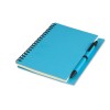 Bloquero notitieboek - gerecycled papier - 140 vellen - gerecycled balpen met blauwe inkt
