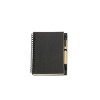 Bloquero notitieboek - gerecycled papier - 140 vellen - gerecycled balpen met blauwe inkt