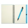 Bloquero notitieboek - gerecycled papier - 140 vellen - gerecycled balpen met blauwe inkt