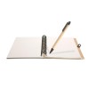 Bloquero notitieboek - gerecycled papier - 140 vellen - gerecycled balpen met blauwe inkt