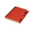 Bloquero notitieboek - gerecycled papier - 140 vellen - gerecycled balpen met blauwe inkt