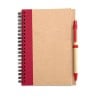 Sonora Plus notitieboek - A5 - gerecycled papier - 70 vellen - inclusief balpen
